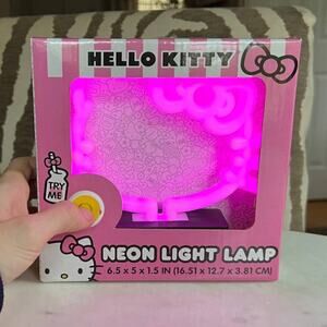 Sanrio Hello Kitty Silhouette Neon Light Lamp